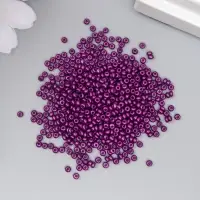 Бисер стекло 11/0 "Металлик. Фиолет" 10 гр