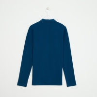 Футболка с дл. рукавом мужская MINAKU цвет синий, р-р 46