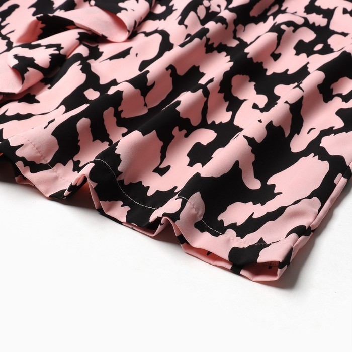 Платье женское с воланом MIST, размер 48, розовый Платье женское с воланом MIST, размер 48, розовый