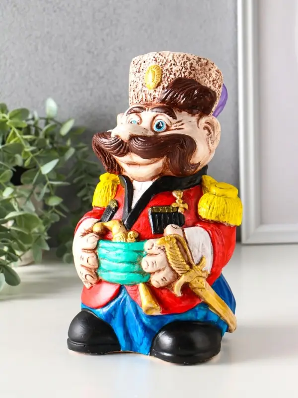 Копилка для денег &laquo;Генерал&raquo;, гипс, 24&times;14.5&times;14.5 см