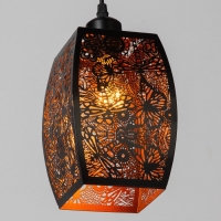 Светильник "Стрекозы" 1х40Вт Е27 черный 14х14х22+100см