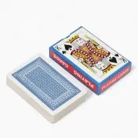 Карты игральные &laquo;Король&raquo;, колода 54 шт., 5.7&times;8.7 см, синяя рубашка