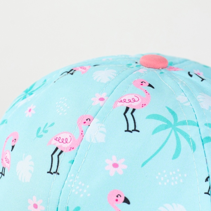 Кепка детская для девочки &laquo;Фламинго&raquo;, р-р. 48-50