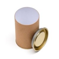 Тубус 63х100 мм (80 мм внутр. высота), картон, металлическая крышка Тубус 63х100 мм (80 мм внутр. высота), картон, металлическая крышка