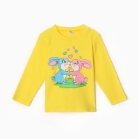 Лонгслив для девочки, цвет жёлтый, рост 98 см Лонгслив для девочки, цвет жёлтый, рост 98 см