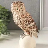 Фигурка гипс &laquo;Сова на камне&raquo;, 18&times;10 см, мультиколор
