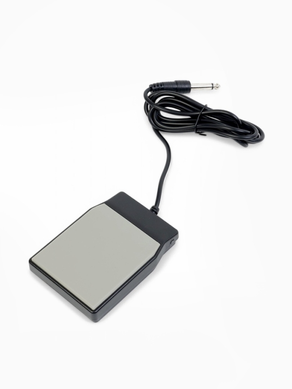 Педаль сустейна Music Life SP20 для цифрового пианино, серая, 10 х 7,5 см