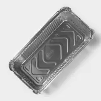 Форма для выпечки и запекания Доляна, 900 мл, 22&times;11&times;6.5 см, фольга, серебристая