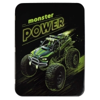 Пенал-футляр металлический 235 х 175 х 20 мм, Феникс "Монстр-трак" Пенал-футляр металлический 235 х 175 х 20 мм, Феникс "Монстр-трак"