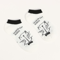 Носки женские, цвет белый, размер 23-25