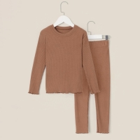 Пижама детская SL HOME р 28 (86-92), кофейный