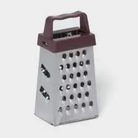 Тёрка четырёхгранная Доляна &laquo;Мини&raquo;, 3.5&times;6.5&times;3 см, для корицы и шоколада, МИКС