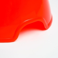 Миска двойная круглая, 27 х 16 х 6,5 см, красная Миска двойная круглая, 27 х 16 х 6,5 см, красная