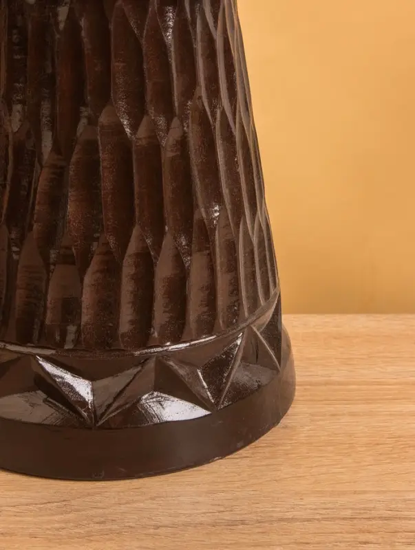 Сувенирный музыкальный инструмент "Барабан Джембе" махагон, 23х23х40 см