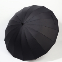 Зонт-трость п/авт R52/60 16сп эпонж САМУРАЙ ручка-катана черный шильд QF Зонт-трость п/авт R52/60 16сп эпонж САМУРАЙ ручка-катана черный шильд QF