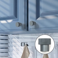 Ручка-кнопка CAPPIO PK328, d=23 мм, цвет графит, 8 шт. Ручка-кнопка CAPPIO PK328, d=23 мм, цвет графит, 8 шт.