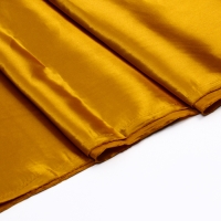 Лоскут сатина, цвет золотой, 100 &times; 150см, 100% п/э