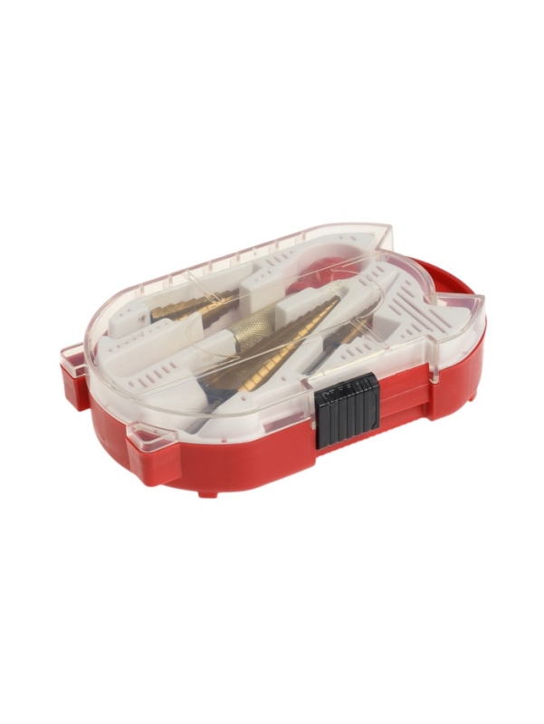 Набор сверл ступенчатых с кернером ТУНДРА, HSS, трехгранный хвостовик, 4-12, 4-20, 4-32 мм   1051919