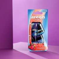 Ароматизатор на зеркало Areon Refreshment гелевый, клубника 704-025-908