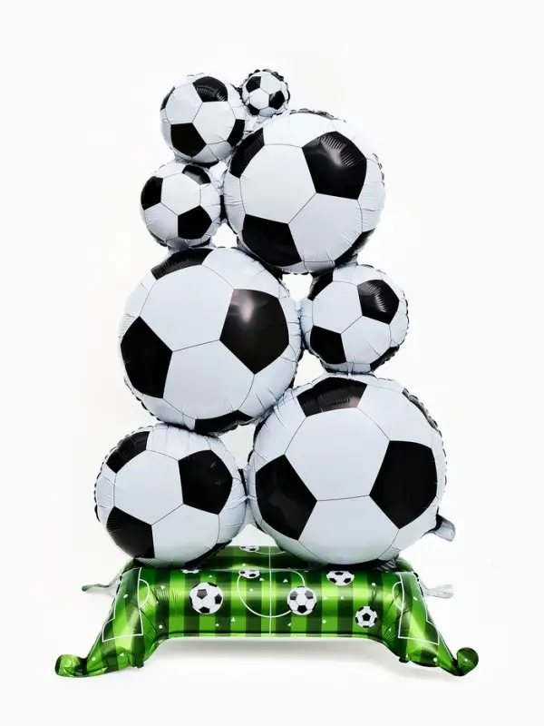 Воздушный шар фольгированный 60" &laquo;Футбол", под воздух