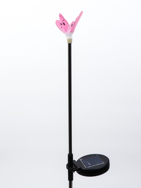 Штекер с подсветкой Штекер с подсветкой "Бабочка Клео" красная, 8х70см