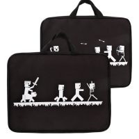 Папка с ручками текстильная А4, 360&times;245&times;70 мм, Calligrata Top &laquo;Пиксельный бой&raquo;