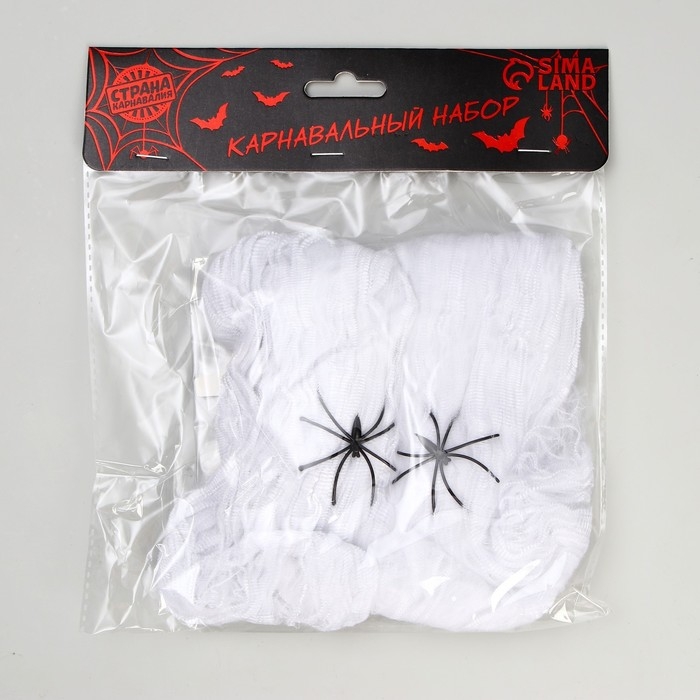 Хэллоуин. Прикол паутина &laquo;Жуки-пауки&raquo;