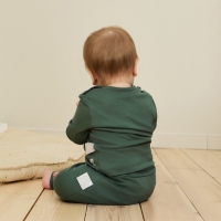 Костюм (штанишки и кофточка) Крошка Я "Еловые веточки", рост 86-92 см, зеленый Костюм (штанишки и кофточка) Крошка Я "Еловые веточки", рост 86-92 см, зеленый