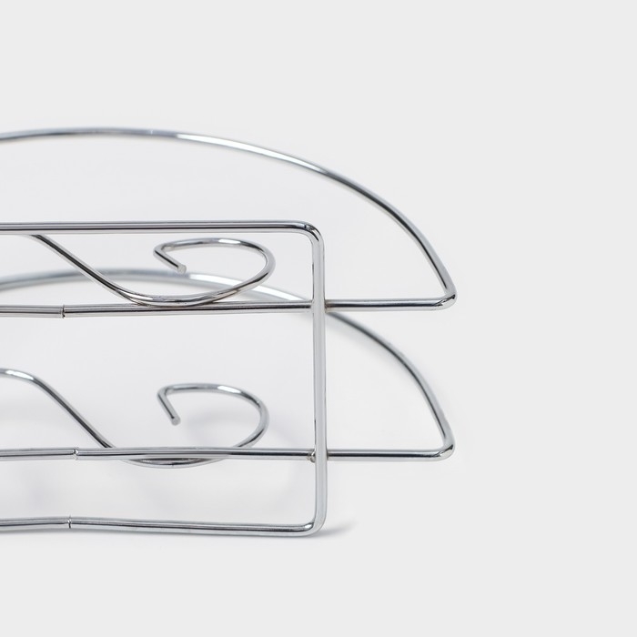 Салфетница Доляна &laquo;Завиток&raquo;, 13,5&times;6&times;7 см