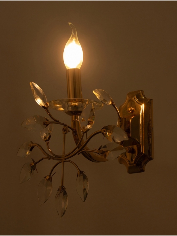 Бра "Севилья" 1хЕ14 40Вт золото