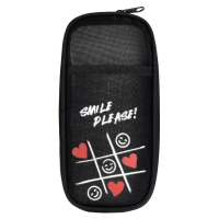 Пенал мягкий 1 отделение, 85 х 190 х 15 мм, сетка, Феникс "Смайлики-сердечки" Пенал мягкий 1 отделение, 85 х 190 х 15 мм, сетка, Феникс "Смайлики-сердечки"