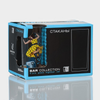 Набор стаканов Pin-up girls, стеклянный, 280 мл, 6 шт, микс