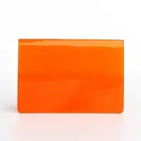 Обложка для паспорта, цвет оранжевый