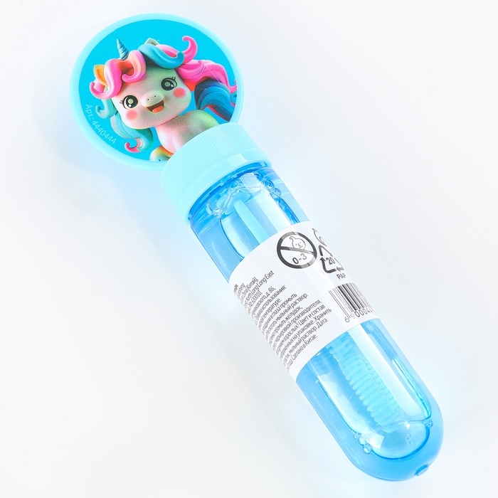 Мыльные пузыри &laquo;Единорог&raquo;, 2,5 х 4,5 х13,5 см, 35 мл, МИКС