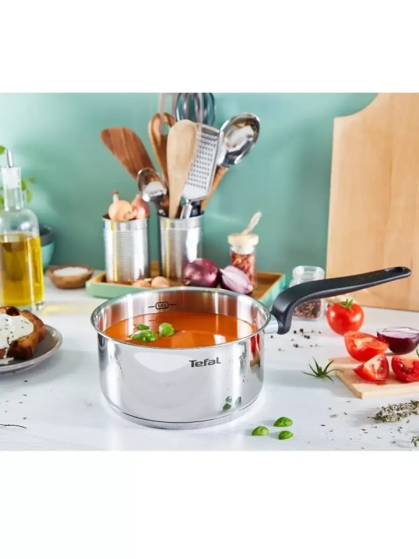 Ковш с крышкой Primary 1,5 л, 16 см, подходит для индукции