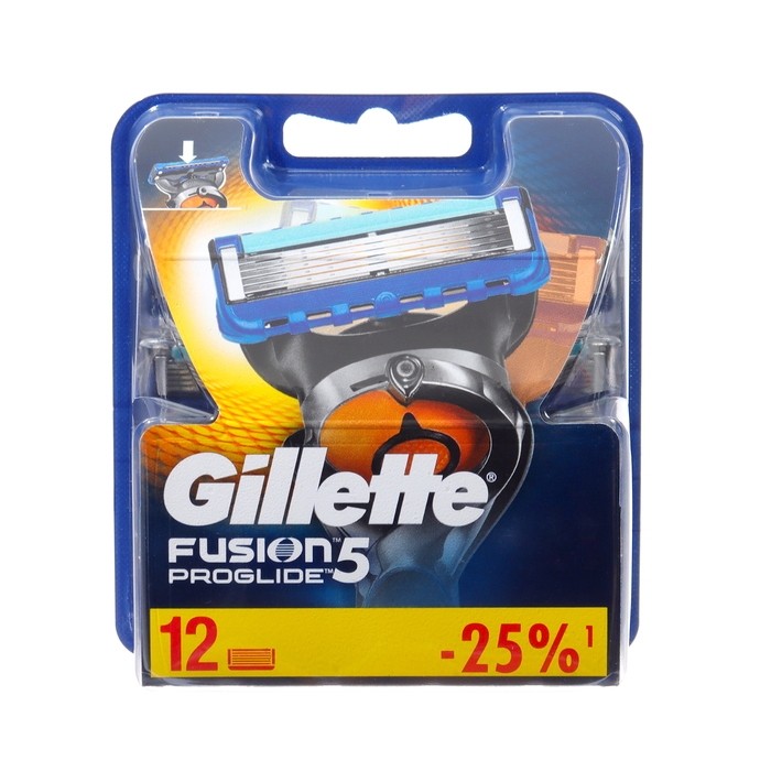 Сменные кассеты Gillette Fusion 5 Proglide, 12 шт.