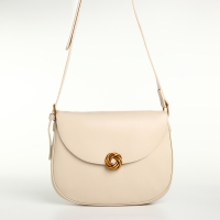 Сумка женская на клапане TEXTURA, средний размер, цвет молочный Сумка женская на клапане TEXTURA, средний размер, цвет молочный