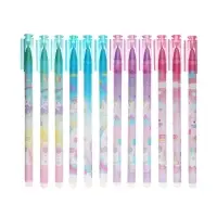 Ручка гелевая со стираемыми чернилами, стержень синий, корпус "Единорог", МИКС