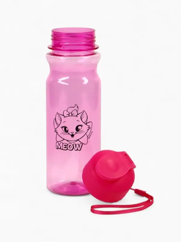 Бутылка для воды пластиковая "Кошка" 500 мл
