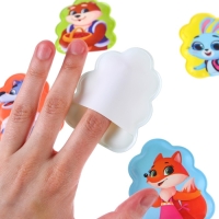 Игрушки для ванны по мотивам сказки &laquo;Колобок&raquo; книжка и пальчиковый театр, Крошка Я