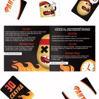 Настольная игра &laquo;Горячая картошка. Лови и не роняй&raquo;, 61 карта, 7+