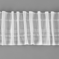 Шторная лента 60мм×50±1м фиксированная сборка матовая 2 шнура Шторная лента 60мм×50±1м фиксированная сборка матовая 2 шнура