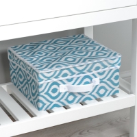 Короб для хранения Доляна &laquo;Лагуна&raquo;, 30&times;28&times;15 см, цвет бирюзовый