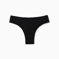Трусы женские бразильяна, цвет черный, размер 48 (L)