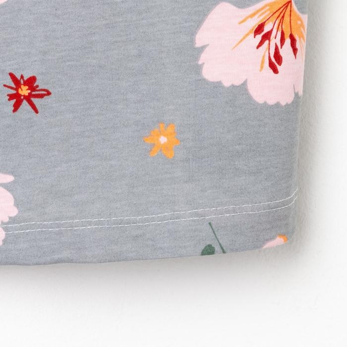 Пижама женская (рубашка и шорты) KAFTAN «Цветы» р. 40-42 Пижама женская (рубашка и шорты) KAFTAN «Цветы» р. 40-42