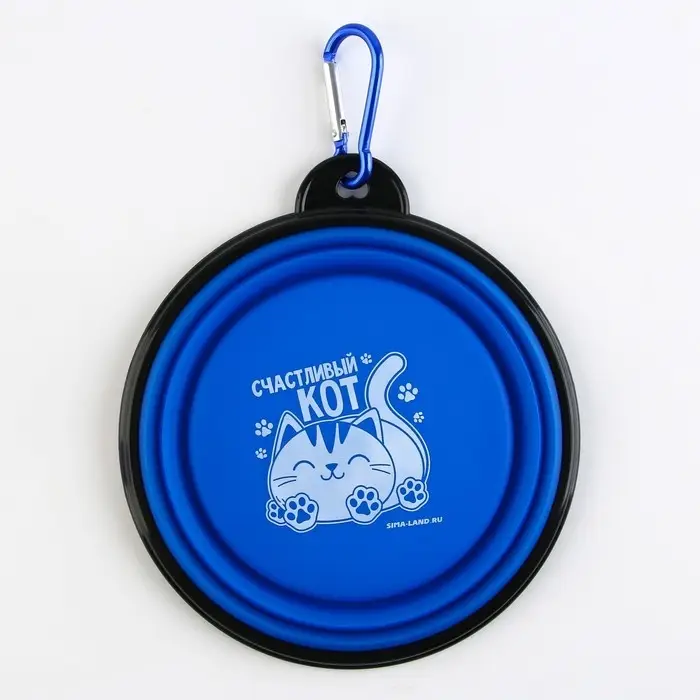 Набор поилка и миска силиконовая "Милота"