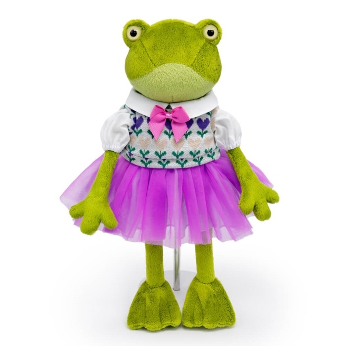 Мягкая игрушка &laquo;Оливия Кваковская&raquo;, с жаккардовым жилетом, 16 см