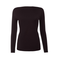 Лонгслив женский MINAKU: Basic line цвет черный, р-р 46 Лонгслив женский MINAKU: Basic line цвет черный, р-р 46