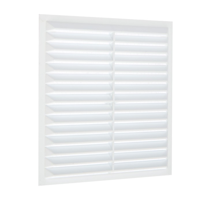 Решетка вентиляционная "КосмоВент" Л130, 130 х 130 мм, с сеткой, неразъемная