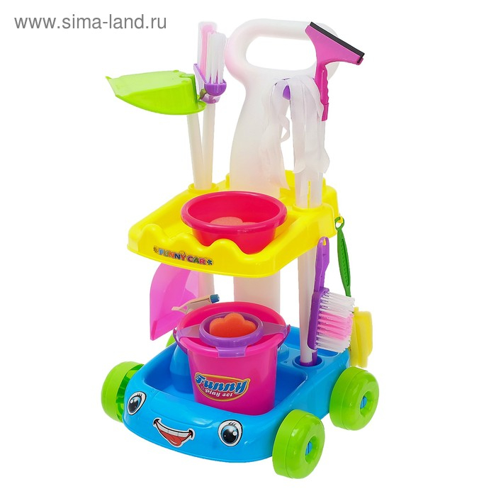 Игровой модуль на колёсах &laquo;Мамина помощница&raquo;, с аксессуарами